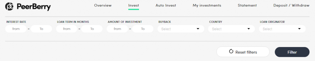 filtros peerberry p2p estafa o paga