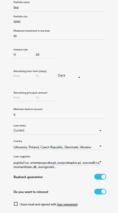 Autoinvest peerberry cnmv p2p