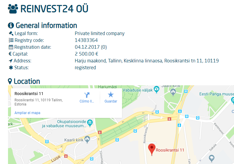 reinvest24 company registration