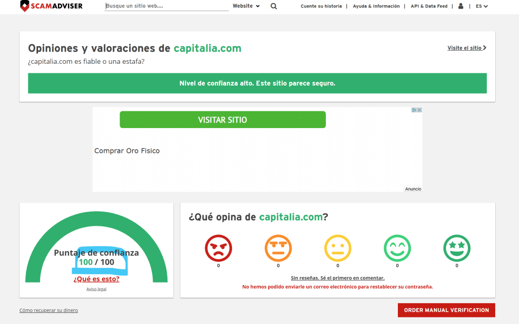 capitalia estafa o segura