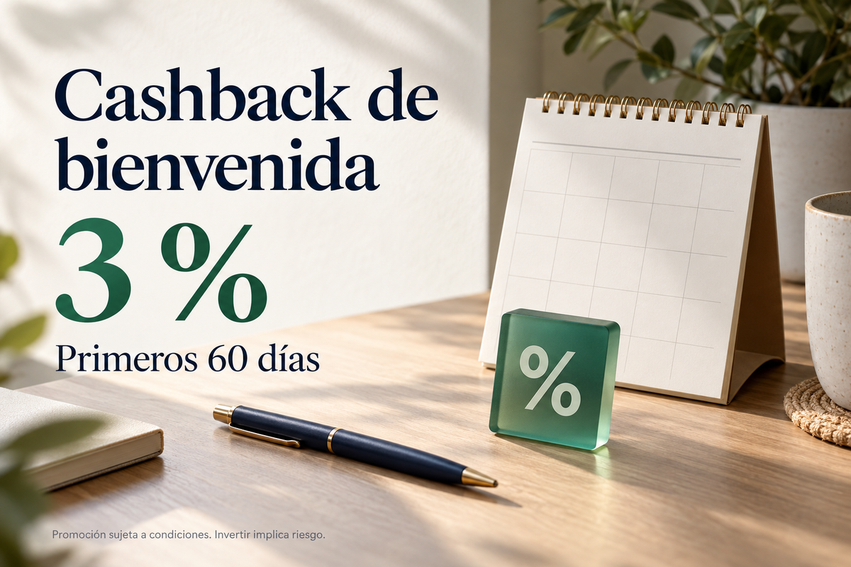 Promoción de bienvenida de Digilo: 3 por ciento de cashback durante los primeros 60 días, sujeta a condiciones